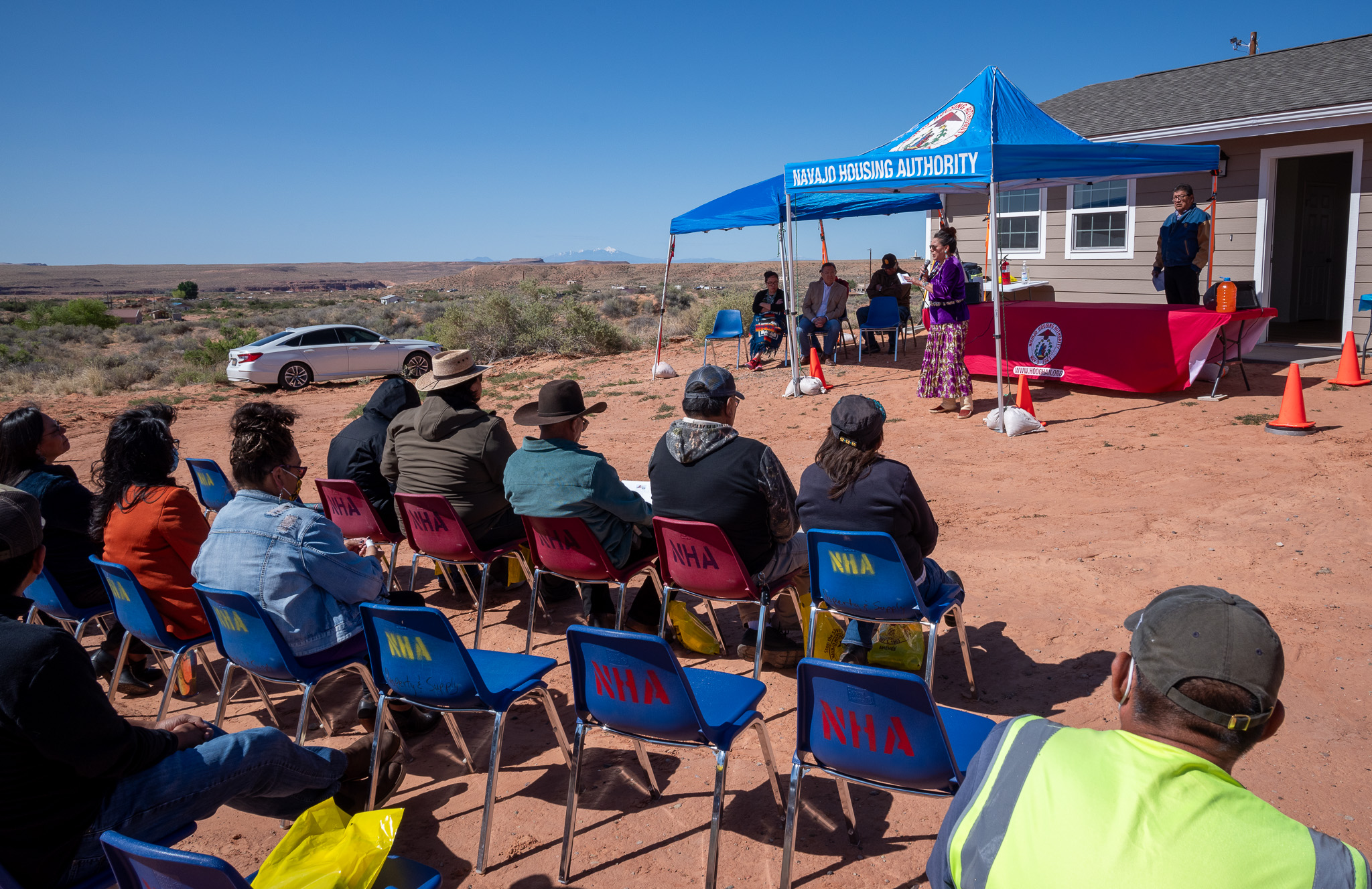 NHA Ribbon-Cutting Ceremony for Scattered Homes in the former Bennett Freeze area near Tuba City, Arizona